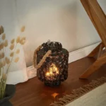 Garden Lantern Lantern MMOJSTIR Metal 35 cm Black