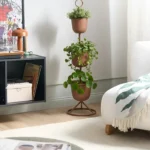 Plant Stand RENGE Metal 28 cm Brown