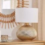 Table Lamp MADON Glass Gold