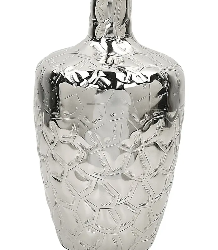 Flower Vase INSHAS Metal 33 cm Silver - Image 3