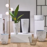 Plant Pot VALTA 43 cm White