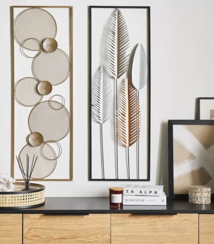 Wall Decor TUNGSTEN Metal 90 cm Gold