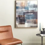 Canvas PULSANO Abstract Motif 83 x 103 cm Multicolour