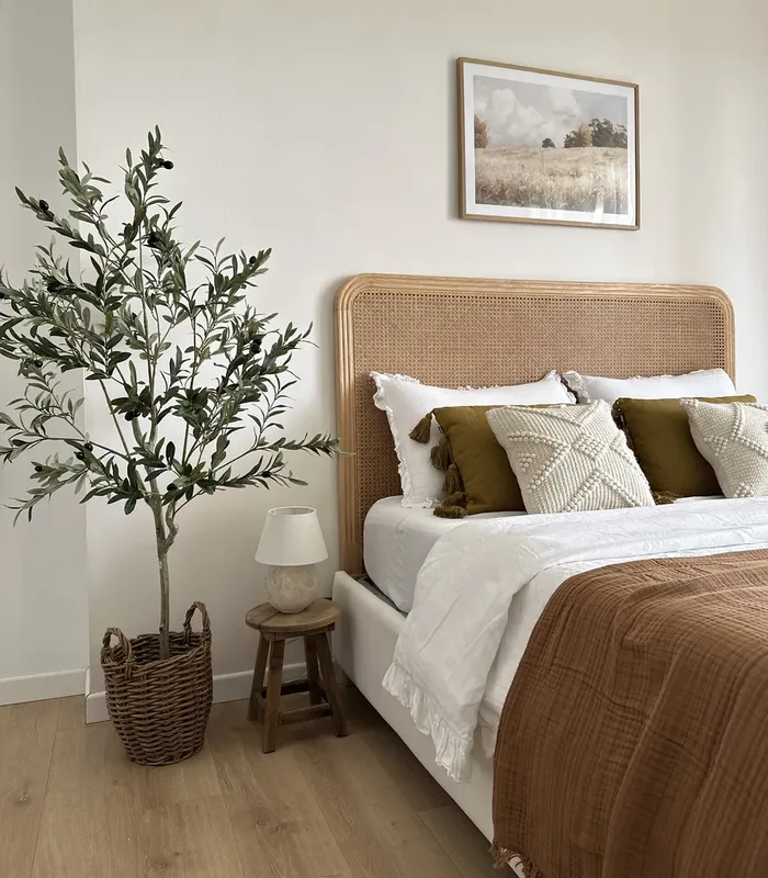 Set of 3 Plant Pots AUCUBA 26/34/44 cm Light Brown - Image 3