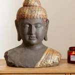 Figurine Buddha CARUM Ceramic Black