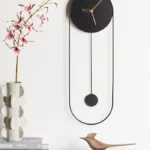 Wall Clock SALVAN 20 cm Metal Black